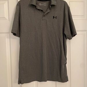 Men’s Under Armour Charcoal Polo Shirt Size M